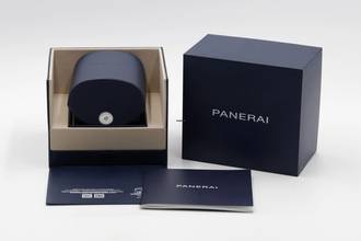 Thumbnail von Panerai Luminor Base 8 Days Stahl Handaufzug Herrenuhr Ref. PAM00915 B&P 2023