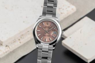 Thumbnail von Rolex Lady-Datejust 28 Pink Dial Automatik Damenuhr Oyster Perpetual Ref. 279160 B&P