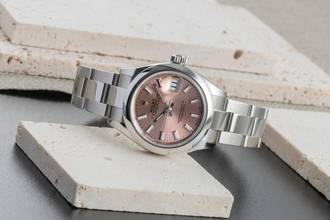 Thumbnail von Rolex Lady-Datejust 28 Pink Dial Automatik Damenuhr Oyster Perpetual Ref. 279160 B&P