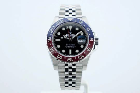  Rolex GMT-Master II Pepsi - Jubilee Bracelet - Official Rolex Service 12/25 - Official Rolex Warranty 12/27 - With Box - 126710BLRO 