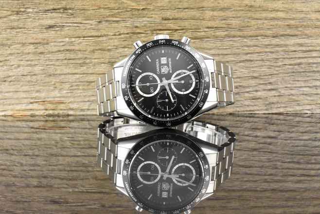  TAG Heuer Carrera Calibre 16 Automatk Black Dial 