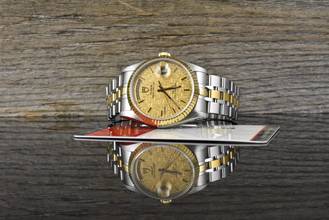 Thumbnail von Tudor Prince Date Day 76213 Automatik Stahl / Gold - Linen Dial - 2016