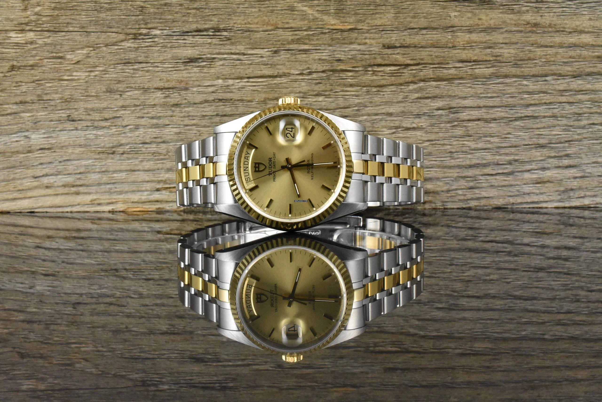 Tudor Prince Date Day 76213 Automatik Stahl / Gold - 2009
