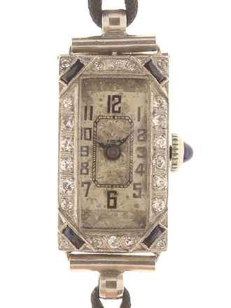  Fortis Art Deco Platinum 1920s 