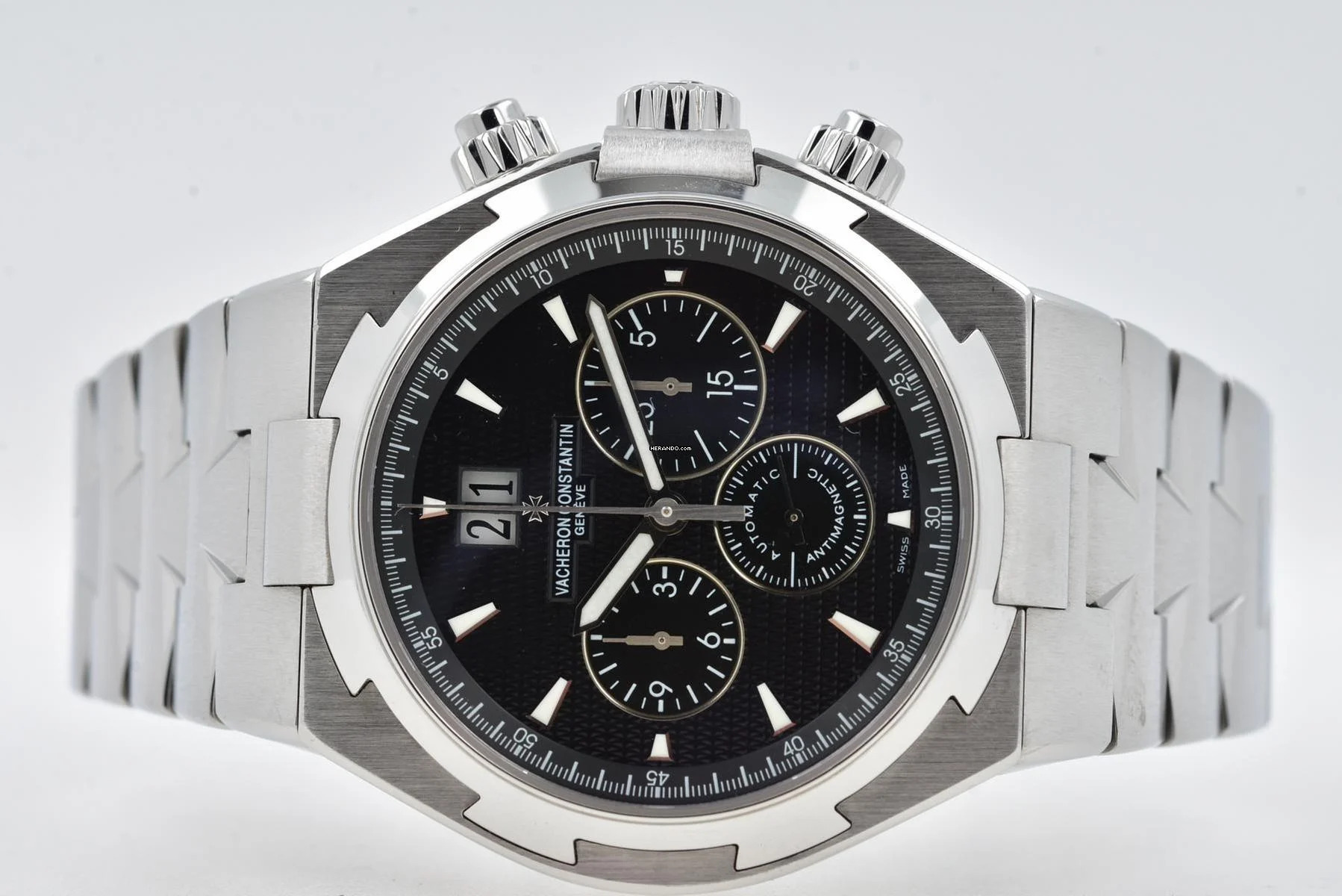 Vacheron Constantin Overseas Chronograph Black Dial Big Date 49150/B01A-9097
