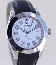 Thumbnail von Tudor Prince Date Classic Lederband white Dial Stahl 39mm B+P rar