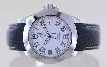 Thumbnail von Tudor Prince Date Classic Lederband white Dial Stahl 39mm B+P rar