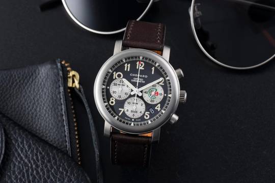  Chopard Mille Miglia Chronograph Automatik Titan Herrenuhr Ref. 8407 