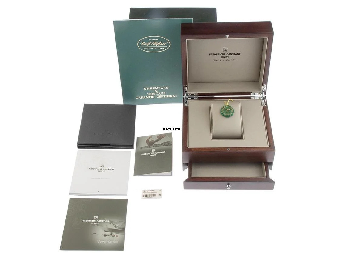 Frederique Constant Manufacture Worldtimer Classic Worldtimer Manufacture Ref.FC-718N4NH6B 2023 Full Set wie Neu Classic Worldtimer Manufacture