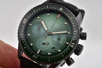 Thumbnail von Blancpain Fifty Fathoms Bathyscaphe Chronograph Flyback 5200-0153-B52A Green Dial