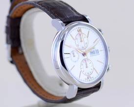 Thumbnail von IWC Portofino Chronograph Golden Hands silver Dial Dresswatch 42mm B+P Top