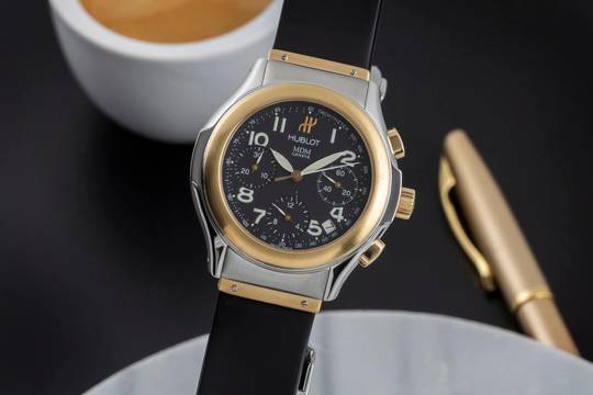  Hublot Elegant MDM Chronograph Stahl / Gold Automatik Herrenuhr Ref. 1810.2 