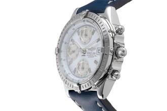 Thumbnail von Breitling Chronomat White Dial Automatik Herrenuhr Ref. A13352 Klassiker