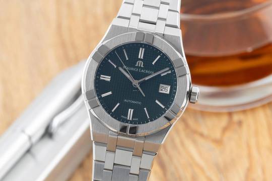  Maurice Lacroix AIKON Stahl Automatik Herrenuhr Ref AI 6007-SS002-630-1 B&P 2025 