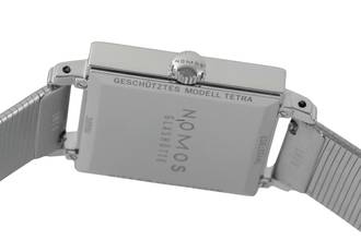 Thumbnail von NOMOS Tetra Edelstahl Handaufzug Herrenuhr Ref. 408 Box & Papiere 2016