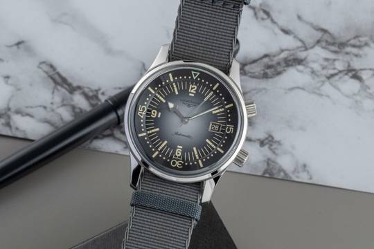  Longines Legend Diver Stahl Automatik Herrenuhr Ref. L3.774.4.70.2 B&P 2025 