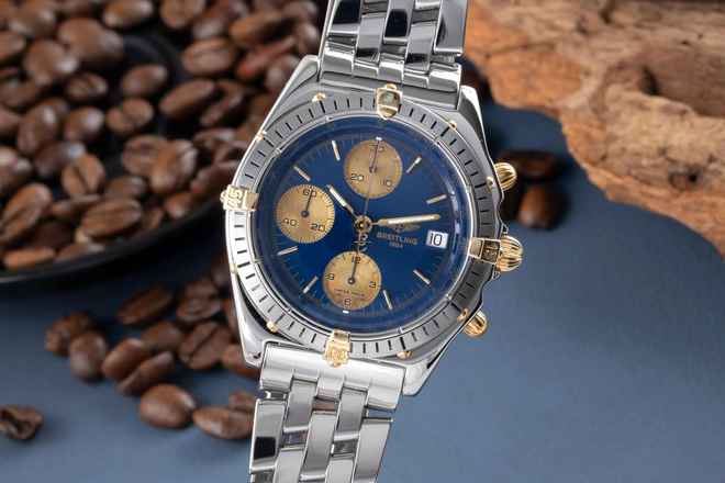  Breitling Chronomat Chronograph Stahl / Gold Automatik Ref. B13048 