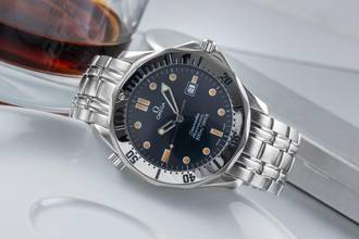 Thumbnail von Omega Seamaster Diver 300 M Edelstahl Herrenuhr Datum Saphirglas Ref. 2542.80.00