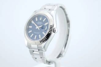 Thumbnail von Rolex Datejust II Blue Dial - With Box And Papers - 116334 2016