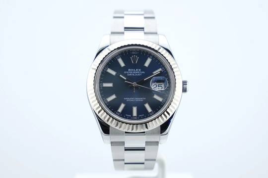  Rolex Datejust II Blue Dial - With Box And Papers - 116334 2016 