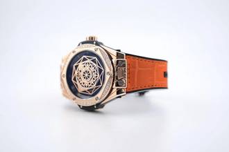 Thumbnail von Hublot Big Bang Sang Bleu Rose Gold With Diamonds - Limited 100 Pc. With Box And Papers - 465.OS.1118.VR.1204.MXM17 2019