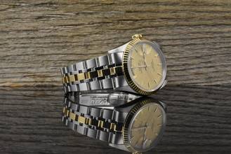 Thumbnail von Tudor Prince Date Day 76213 Automatik Stahl / Gold - Linen Dial - Zertifikat