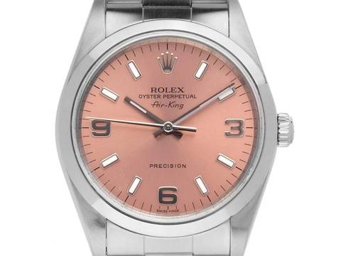  Rolex Air King Ref.14000M 2006 Full Set sehr gut Vintage Air-King Stahl 