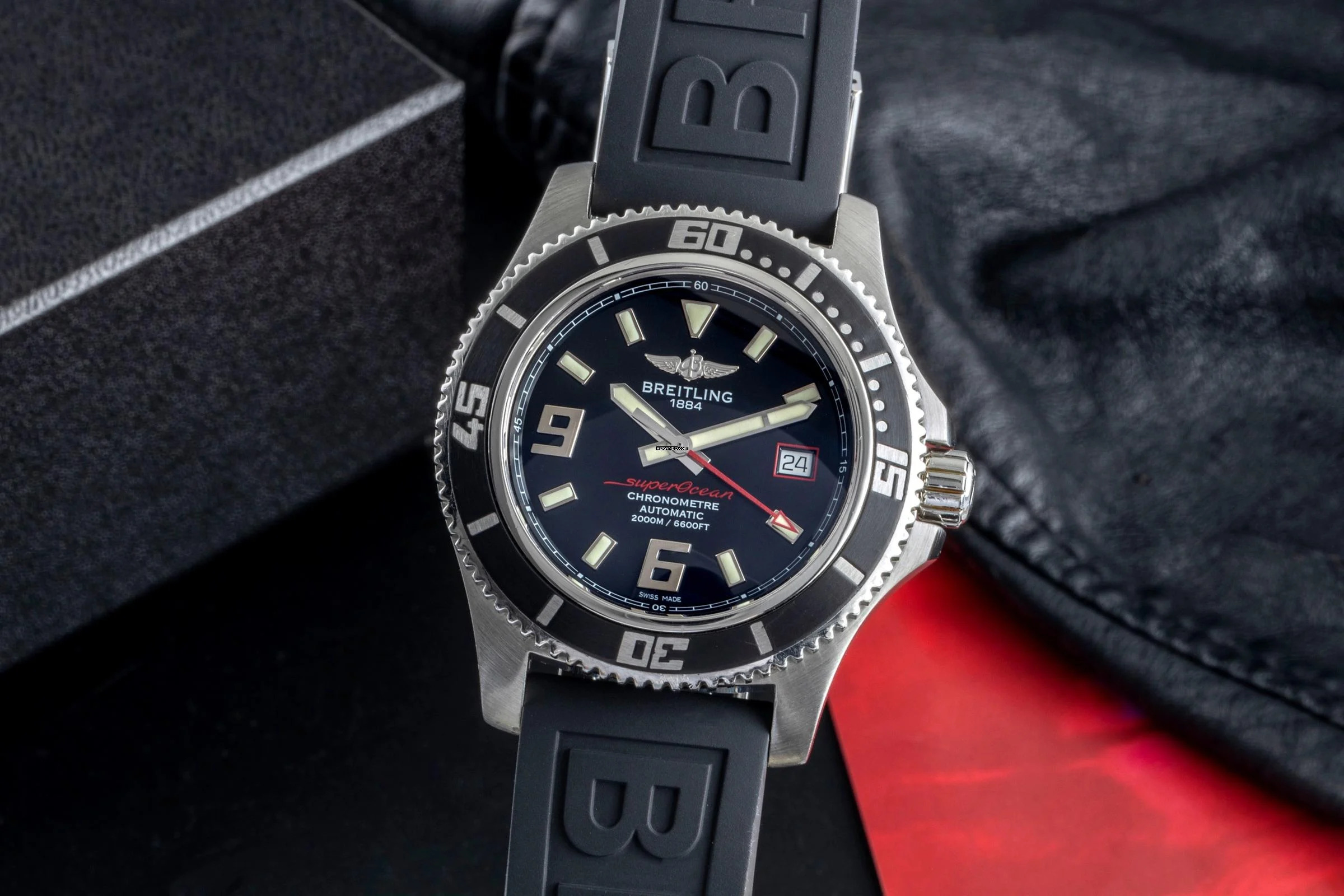 Breitling Superocean 44 Edelstahl Automatik Herrenuhr Ref. A17391 Klassiker