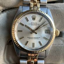Thumbnail von Rolex Datejust 31 6827 Ladies 31MM Silver dial Full Set