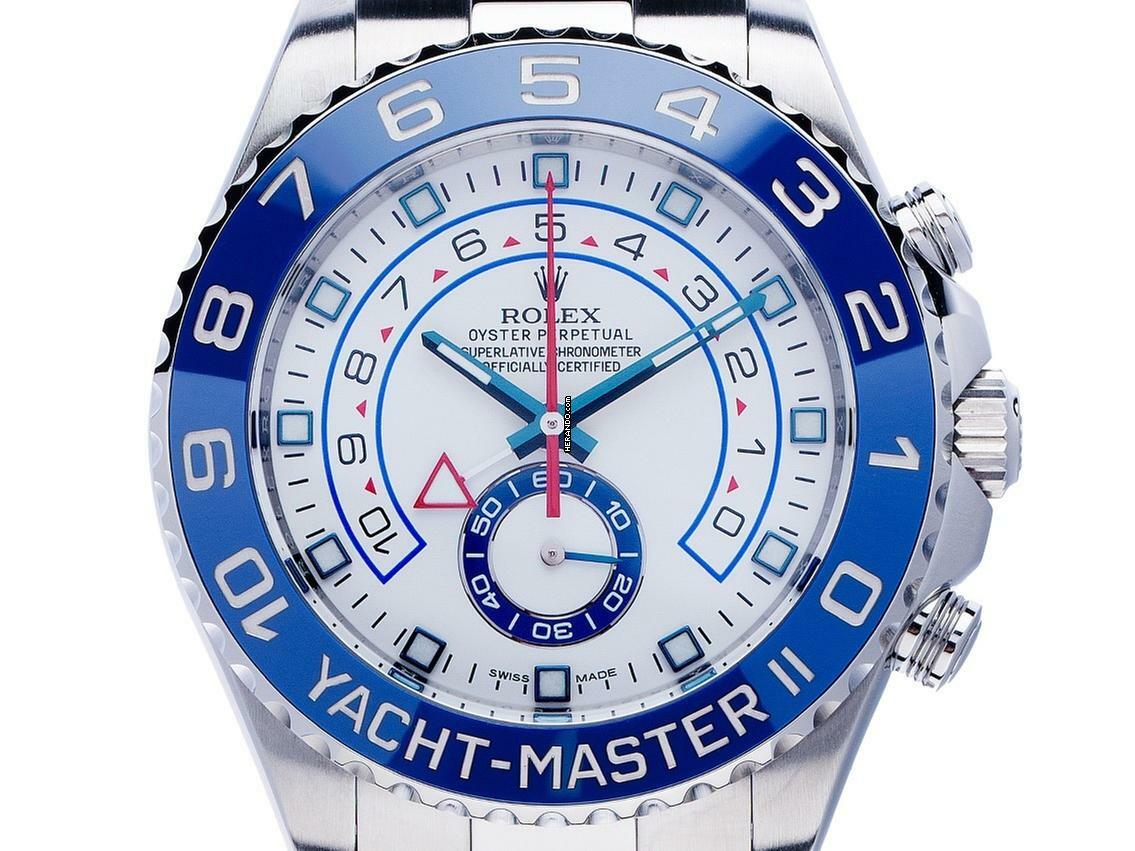 Rolex Yacht-Master II Ref.116680 2020 LC 100 Full Set wie Neu Vintage Yacht Master II