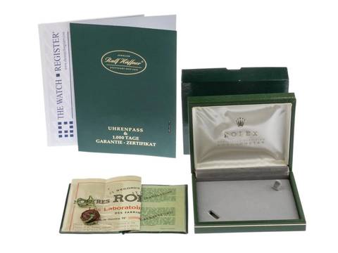  Rolex Precision 18kt Roségold Ref.2582A 1958 Full Set sehr gut Vintage Precision 18kt Roségold 