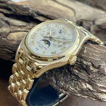 Thumbnail von Patek Philippe Annual Calendar Jahreskalender Gelbgold - FULLSET 2002 deutsch - Ref. 5036/1J-010 German FullSet