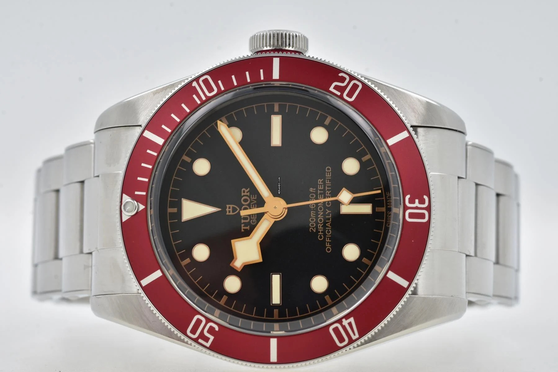 Tudor Black Bay Heritage Black Bay Stahlband 79230R Red