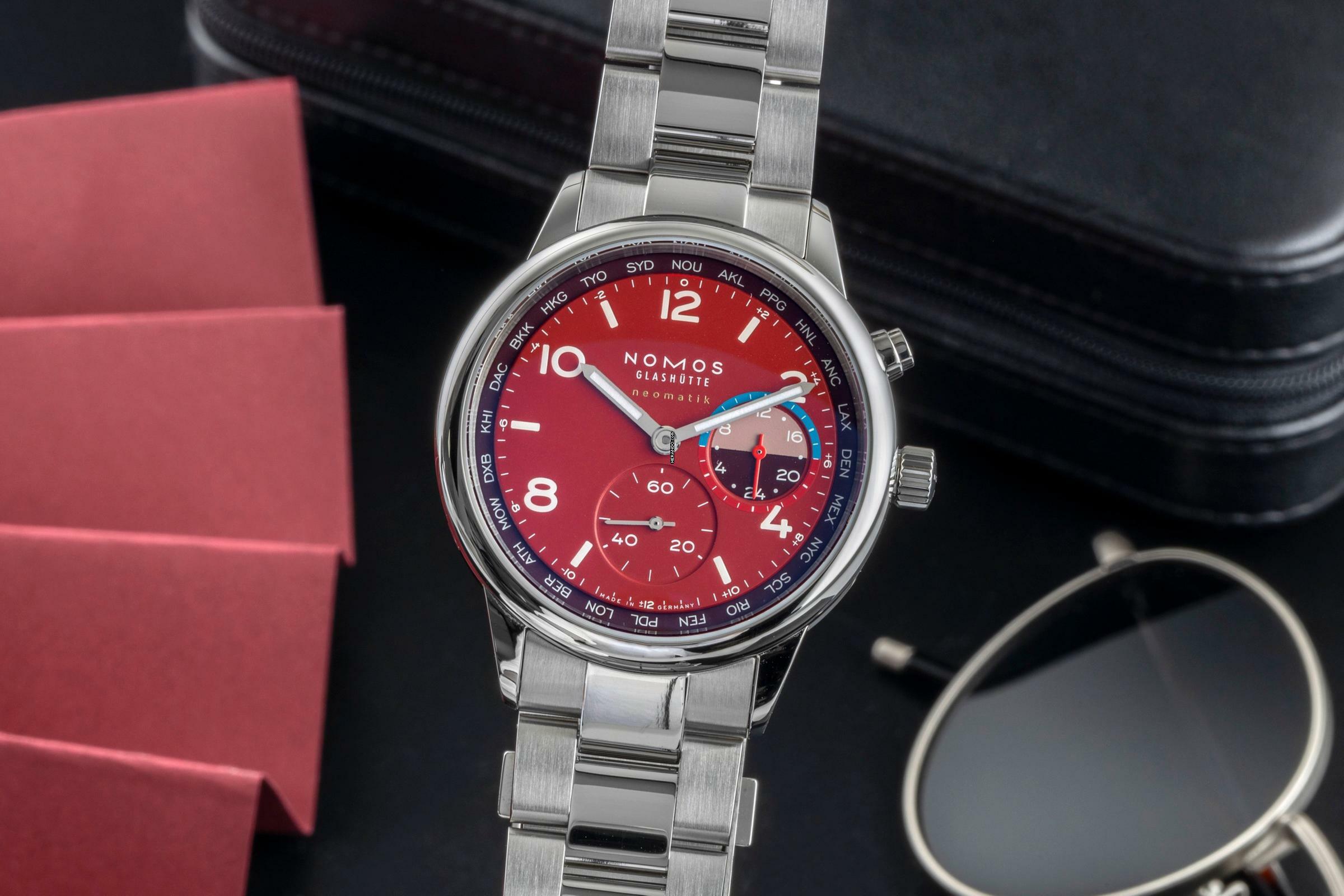 NOMOS Club Neomatik Stahl Automatik Herrenuhr Ref. 790.S5 Box & Papiere 2025