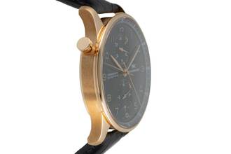 Thumbnail von IWC Portugieser Chronograph 18k Rotgold Handaufzug Herrenuhr Ref. IW371210 B&P