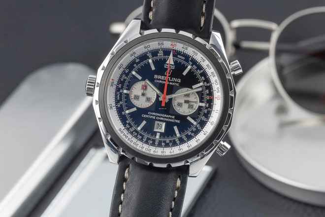  Breitling Chrono-Matic Chronograph Edelstahl Automatik Herrenuhr Ref. A41360 