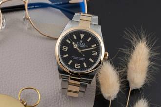 Thumbnail von Rolex Explorer 36 Oystersteel / Gold Automatik Herrenuhr Ref. 124273