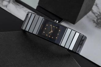 Thumbnail von Rado Ceramica Diastar Ceramica Keramik / Titan Quarz Damenuhr Ref. 963.0539.3