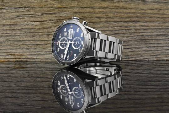  TAG Heuer Carrera Calibre 16 Day Date 43 Chronograph Black Ceramic / Black Dial Automatik 