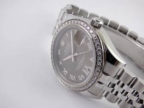 Thumbnail von Rolex Datejust 31 original Whitegold Diamond Bezel