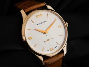 Thumbnail von Chopard L.U.C Xps kleine Sekunde Ref.1920 2021 original Box wie Neu Vintage L.U.C Xps kleine Sekunde Krokoleder 18kt Roségold