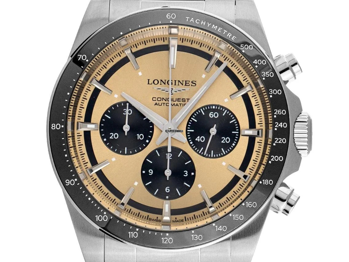 Longines Conquest Chronograph Ref.L3.835.4.32.6 2025 Full Set Ungetragen Conquest Chronograph