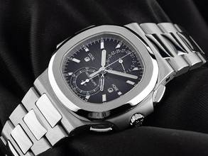 Thumbnail von Patek Philippe Nautilus Travel Time Ref.5990/1A-011 2024 Full Set Ungetragen Nautilus Travel Time