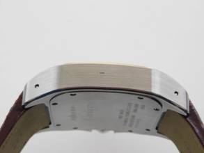 Thumbnail von Cartier Santos 100 XL 38 x 51 mm im Top Zustand mit Etui und original Krokoband Stahl Gold Neues Original Cartier Krokoband und Faltschließe