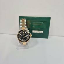 Thumbnail von Rolex Submariner Date Ouro & Aço 41mm Black Dial Automático Completo