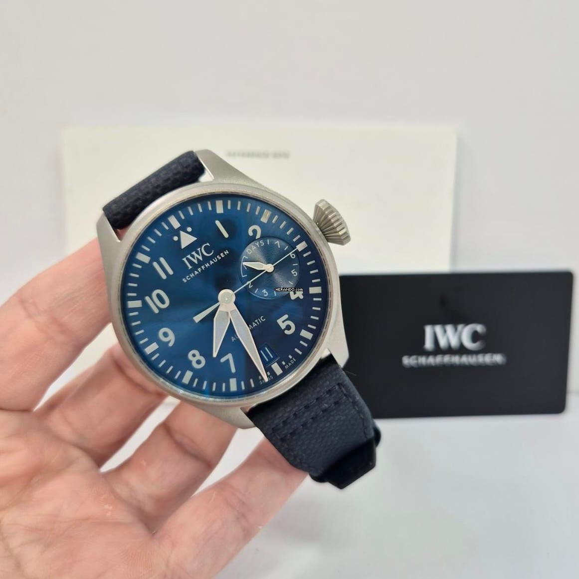 IWC Große Fliegeruhr Big Pilot Racing Works Limited Edition 46mm Automático Completo