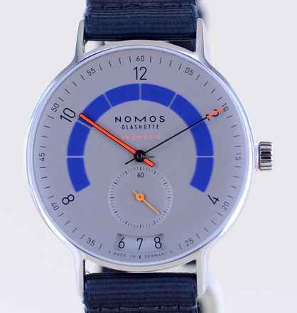  NOMOS Autobahn Neomatik 41mm sports gray Dial Textilband B+P 