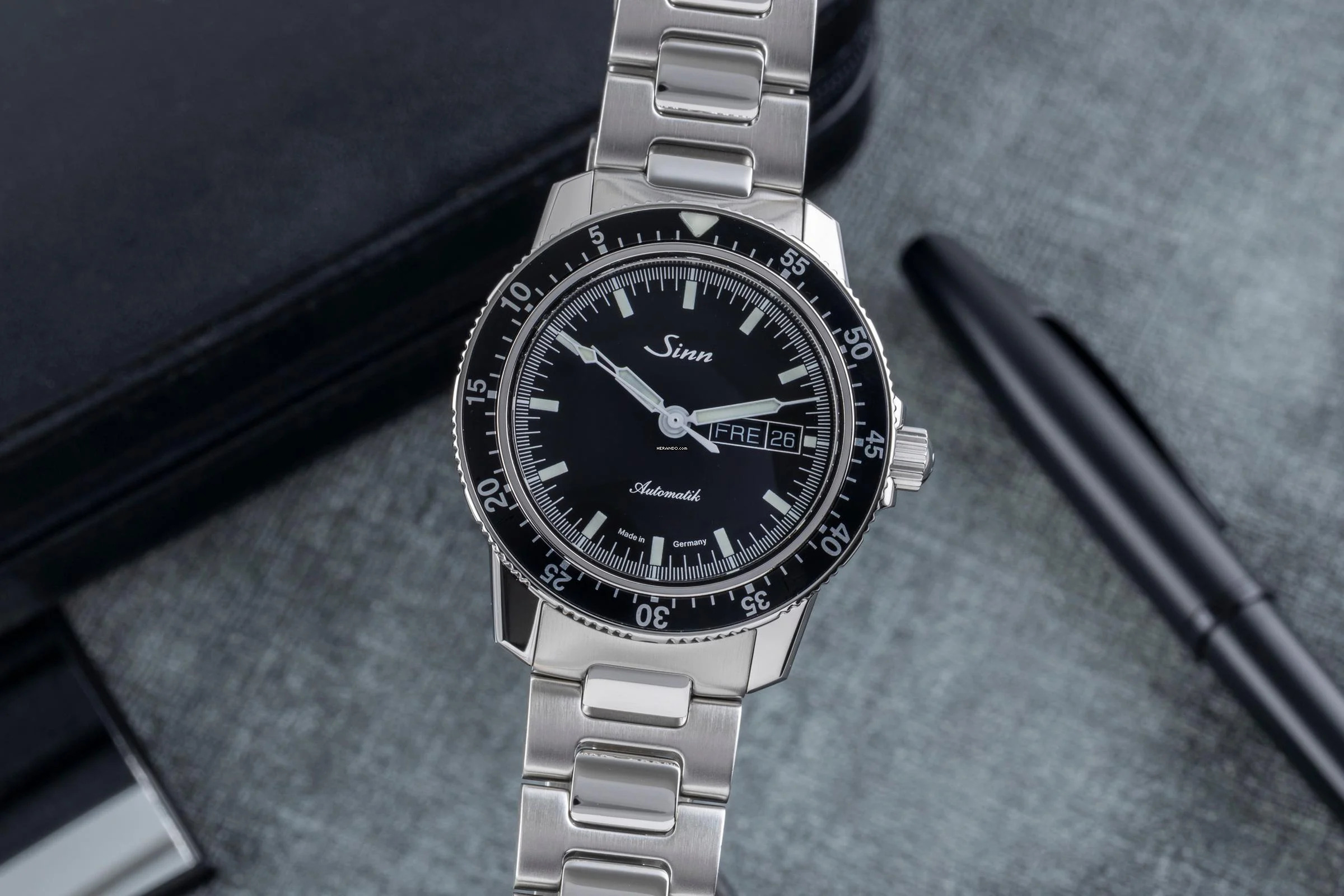 Sinn 104 Flieger Stahl Automatik Herrenuhr Ref. 104 St Sa I B Box & Papiere 2019