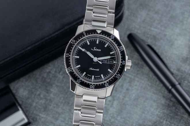  Sinn 104 Flieger Stahl Automatik Herrenuhr Ref. 104 St Sa I B Box & Papiere 2019 