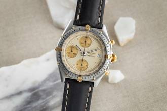 Thumbnail von Breitling Chronomat Chronograph Stahl / vergoldet Automatik Ref. 81950 Klassiker